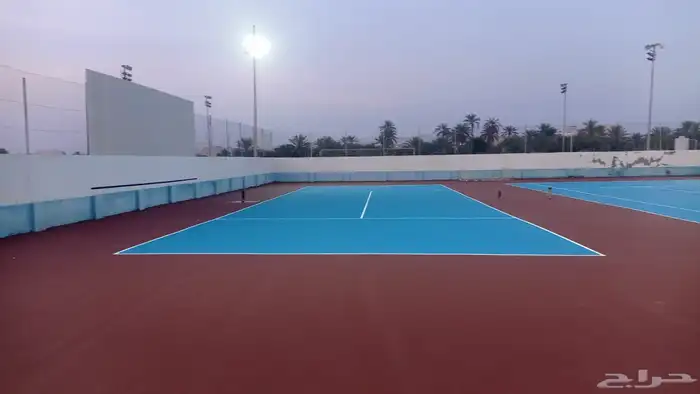 انشاء ملاعب التنس الارضي وملاعب كرة الريشة وملاعب كرة القدم 19