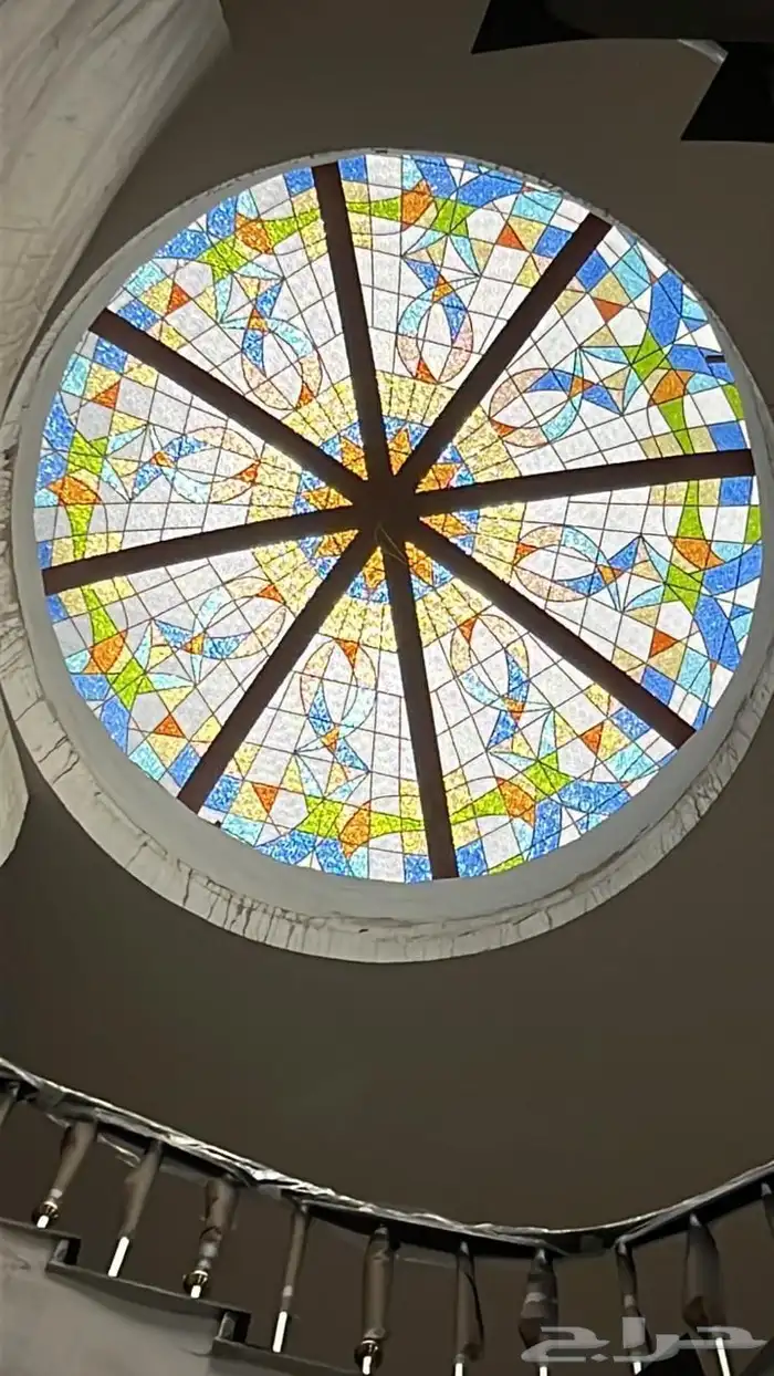 شورات الحمام و درابزين وأعمال الزجاج معشق ملون محفور مرشوش 4