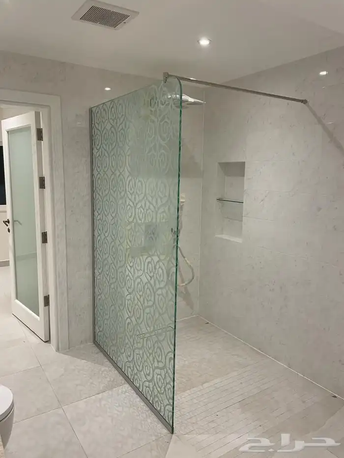 شورات الحمام و درابزين وأعمال الزجاج معشق ملون محفور مرشوش 8