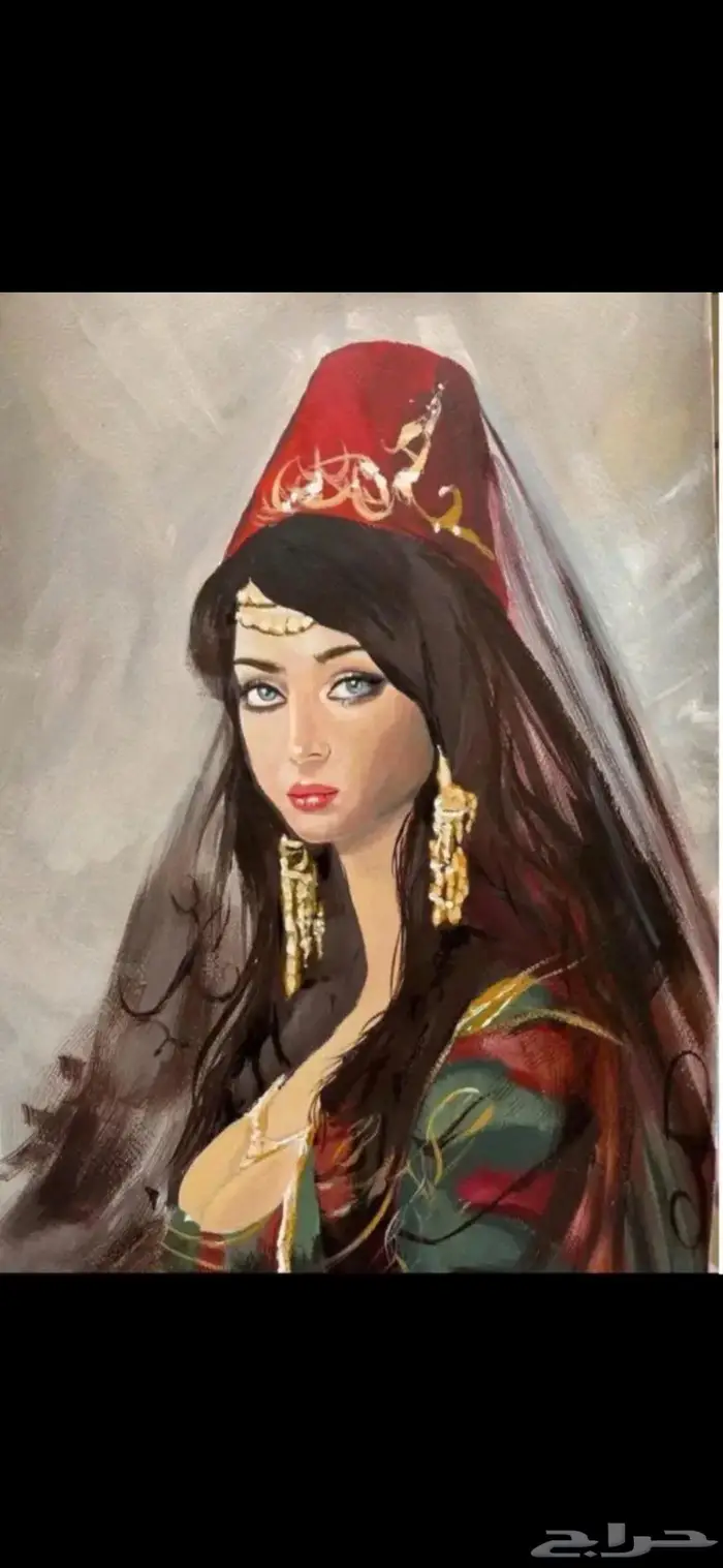 رسم يدوي بورتريه ب 100ريال 2