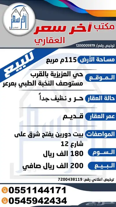 بيت دورين حي العزيزيه عرعر 0
