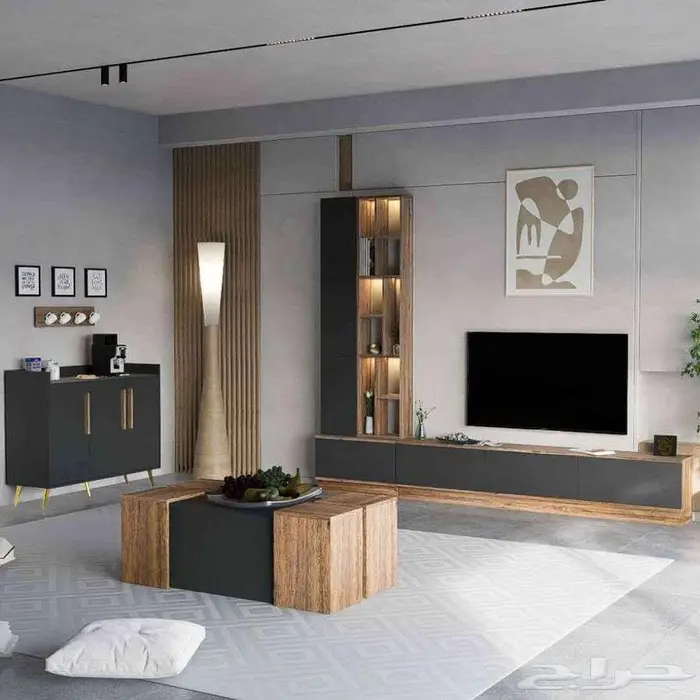 اكبر الخصومات طقم طاولات تلفزيون مودرن 16