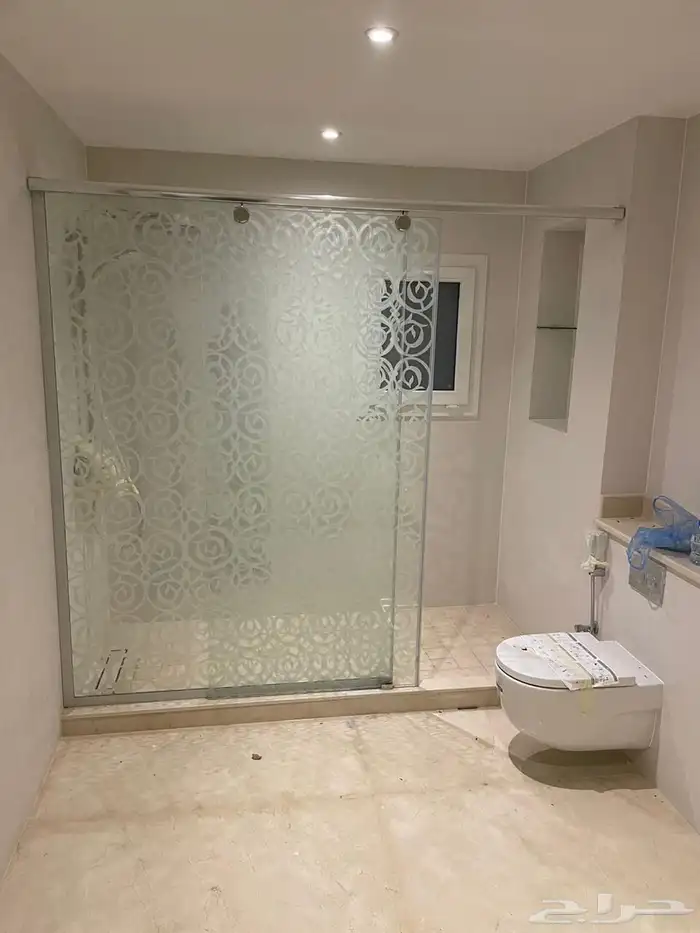 شورات الحمام و درابزين وأعمال الزجاج معشق ملون محفور مرشوش 2