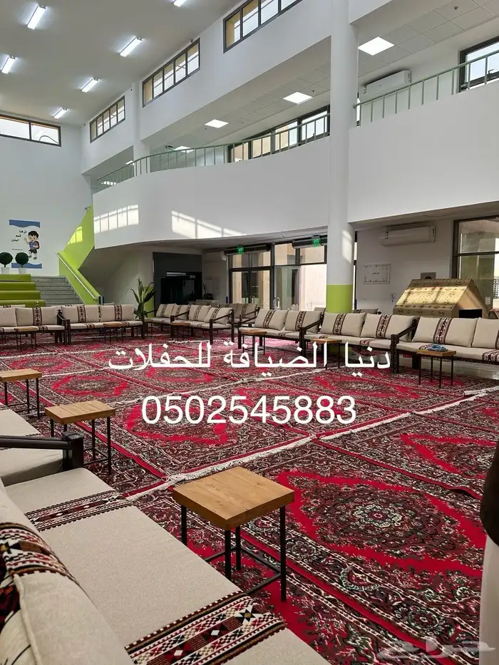 مداخل كوش أفراح استقبال طاولات طعام 4
