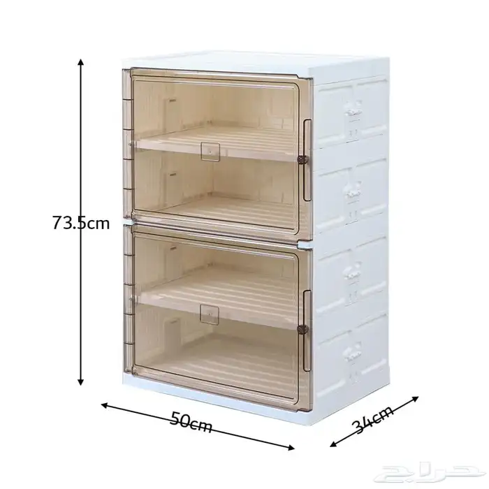 صندوق احذية بلونين (يوجد مقاسات مختلفة) 2