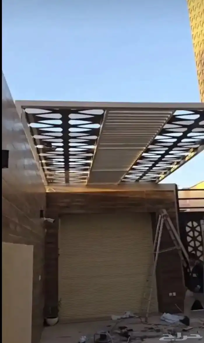 مظلات ليزر مظلات سيارات سواتر شرايح سواتر لكسان 0