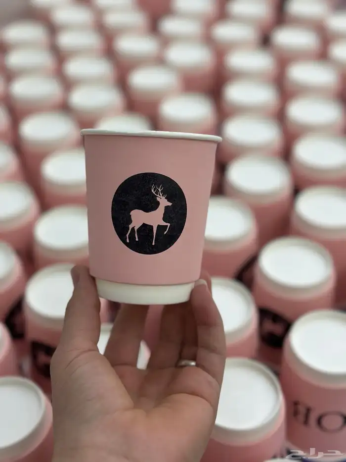 طباعة اكواب كافيهات ورقية جميع المقاسات مستلزمات كافيهات 8