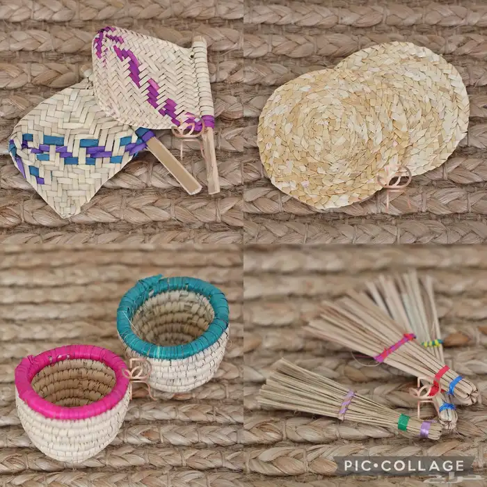 مهفة خوص ميني سفره خوص ميني سله خوص ميني 0