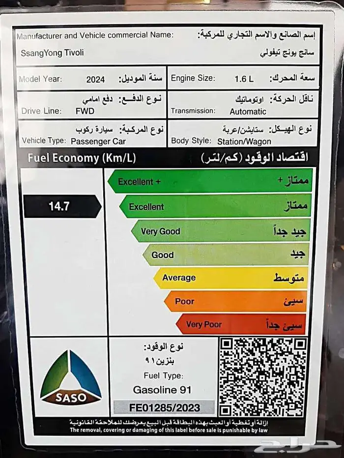 سانج يونج تيفولي تريندي TIVOLI _TRENDY موديل 2024 15
