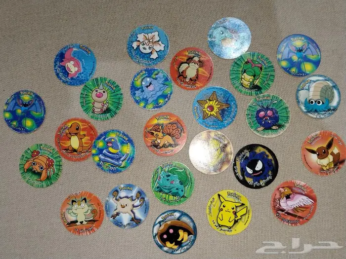 بطاقات تازو بوكيمون الأصلية 1