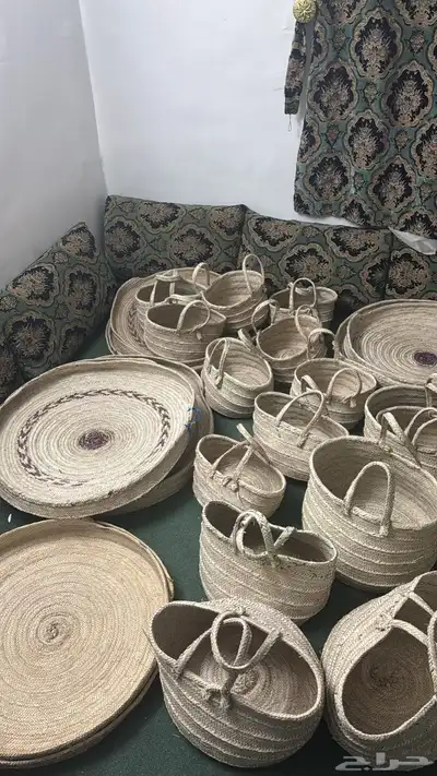 صناعة يدويه بسعف النخل 25