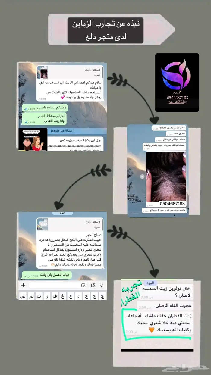 زيت افغاني وامشاط عرض التاسيس 6