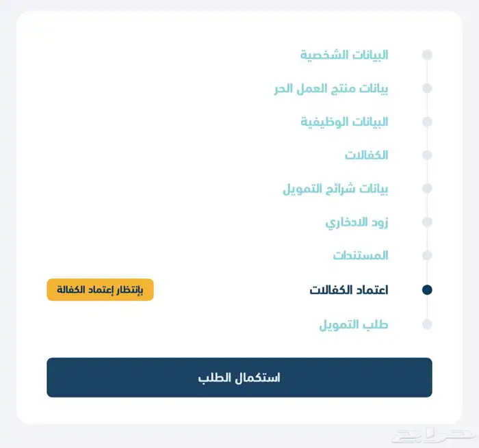 تقديم قرض العمل الحر 1