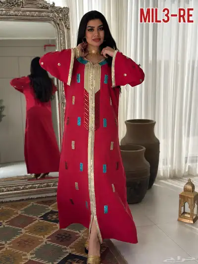 فستان خليجي ترتر خامة ميلانج جلابيه رمضانيه جمعه رمضان 2