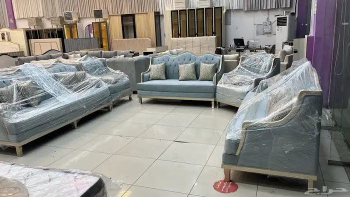 تأثيث غرف نوم كنبات ستائر دواليب شقق فنادق 19