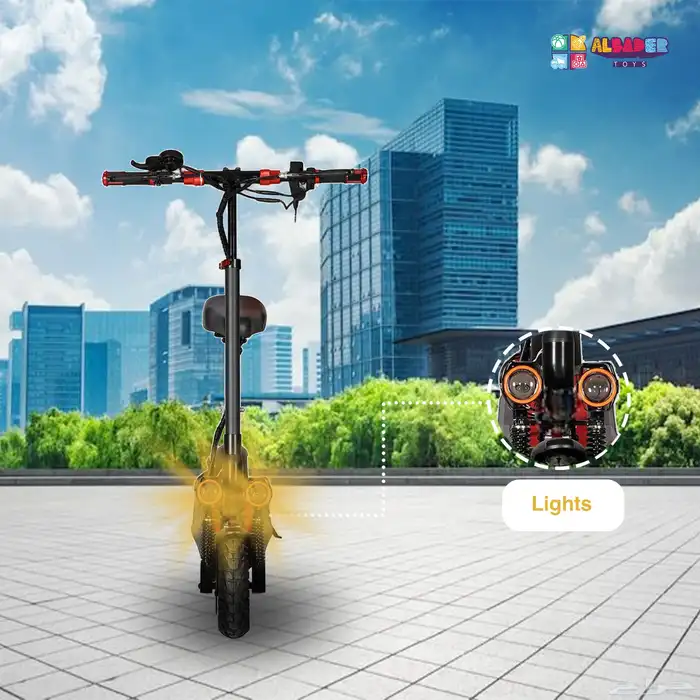 سكوتر الوحش بقوة 48 فولت - سكوتر كهربائي مع مقعد 1