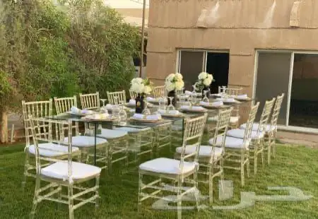 ايجار طاولات طعام وكراسي 9