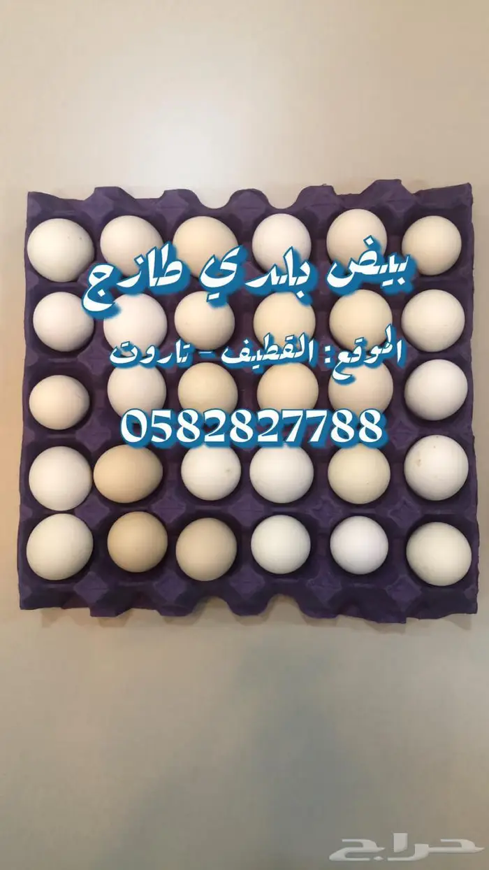 بيض بلدي طازج 1