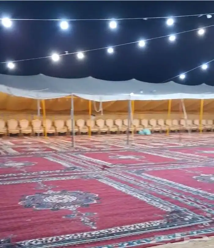 تاجير مخيمات حفلات تاجير دفايات تاجير زل تاجير فرش 5