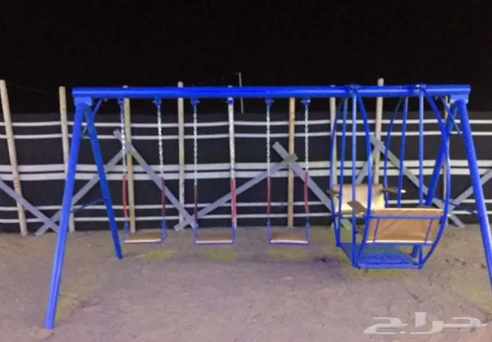 مراجيح البر والمخيم والعاب وجلسات 24