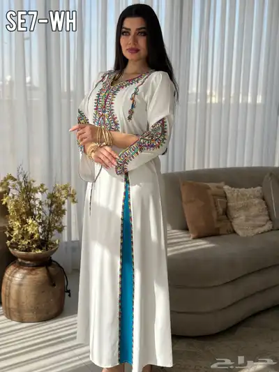 فستان خليجي ترتر خامة ميلانج جلابيه رمضانيه جمعه رمضان 10