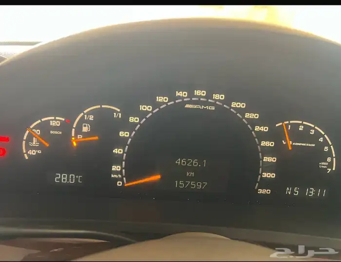 عداد مرسيدس فياقرهS55. AMG 0