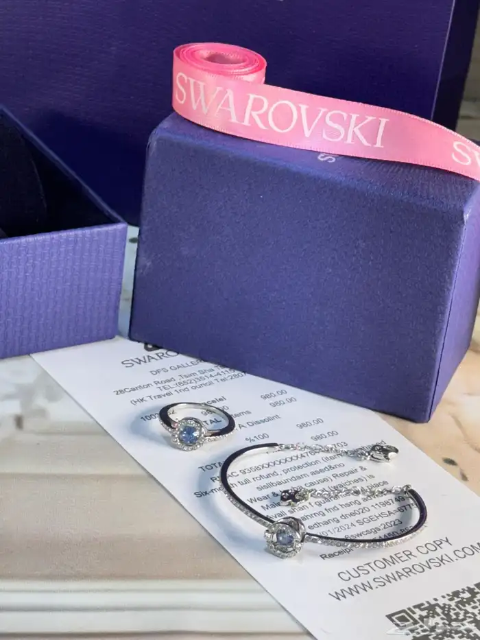 سواره وخاتم SWAROVSKI 1