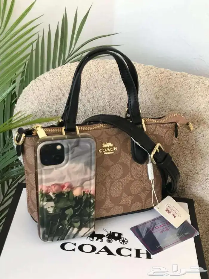 بضاعة جديدة شنط كوتش العالمية طبق اصل شنطة درجة اولى COACH 19