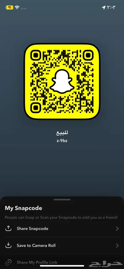 يوزر سناب شبه رباعي سكور 200k 0