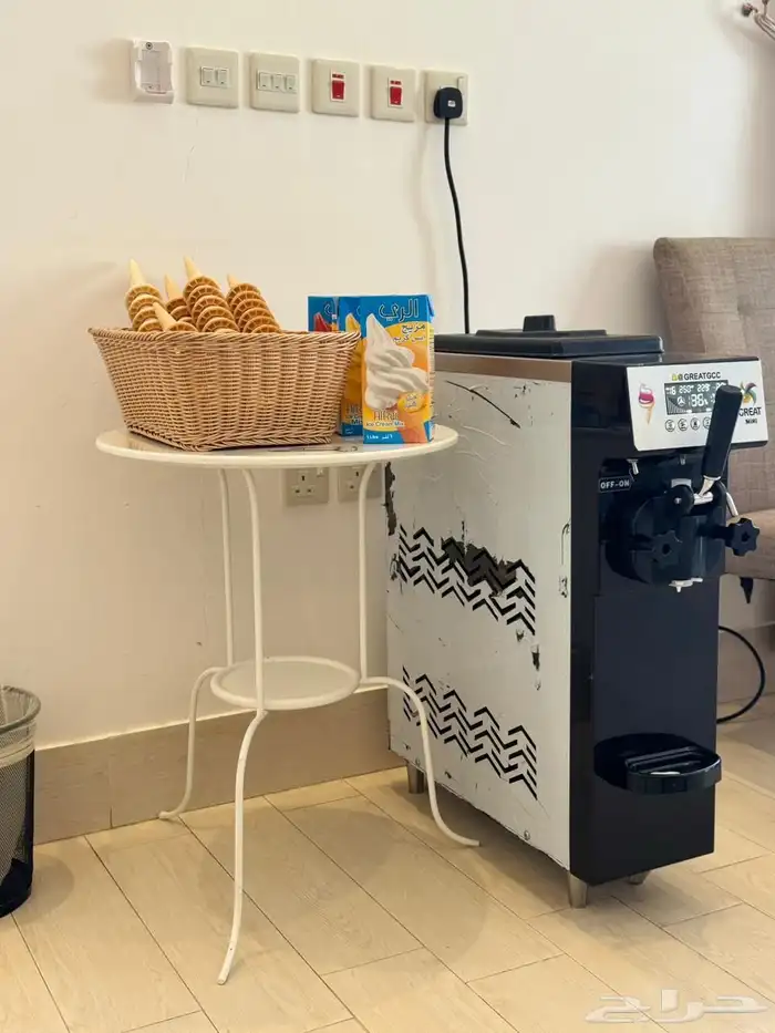 مكينة ايسكريم منفذ واحد 0