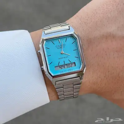 ساعة كاسيو دبل تايم التفاني الترند CASIO 0