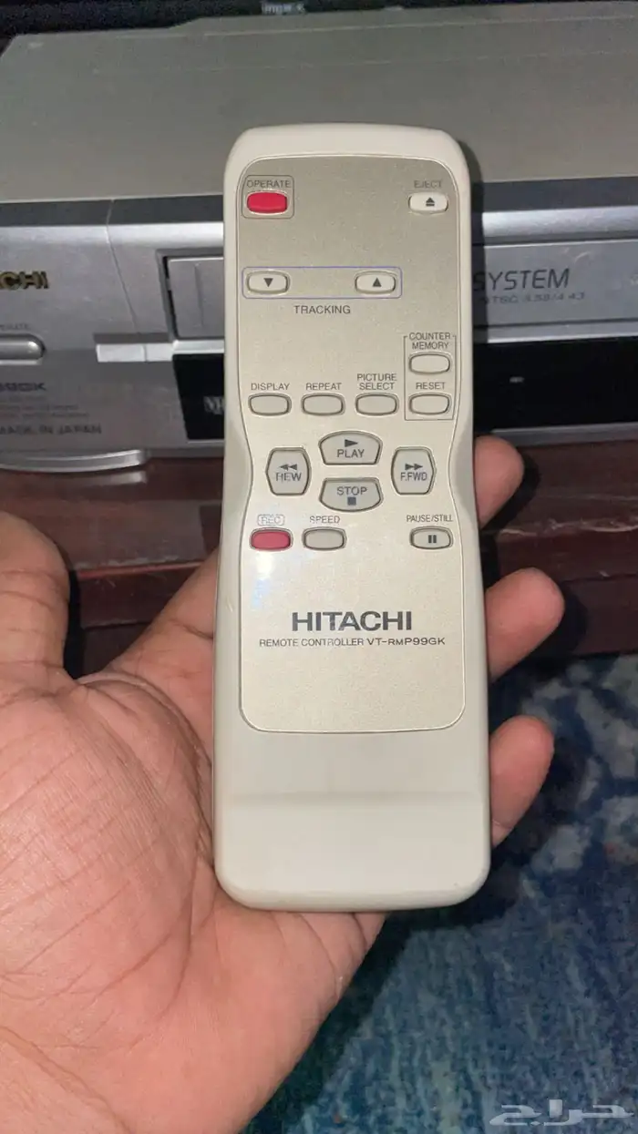 جهاز فيديو VHS هيتاشي ياباني أصلي 3