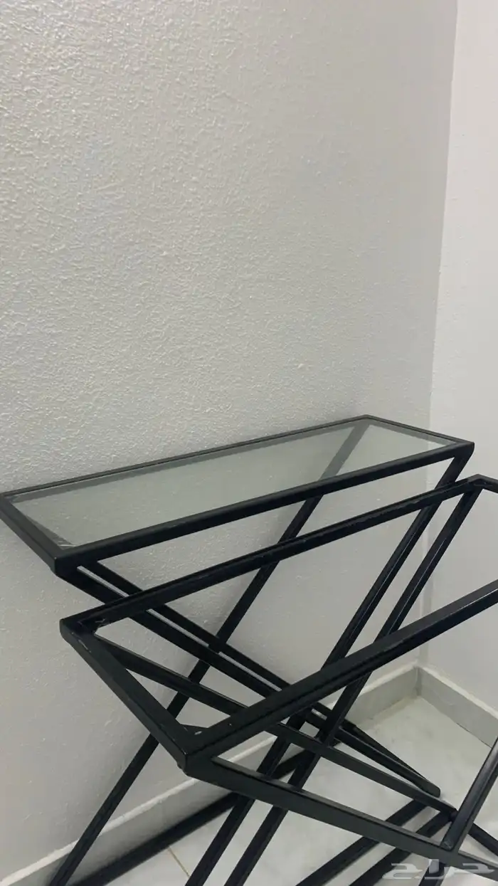 طاولة استقبال للبيع 3 قطع الوسطى بدون زجاج السعر 400 1