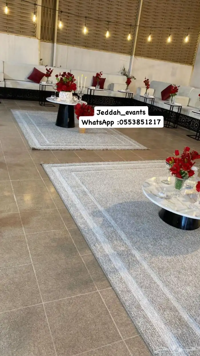ايجار خيمة يوم التأسيس و جلسات وطاولات عشاء كنب كراسي مداخل 29