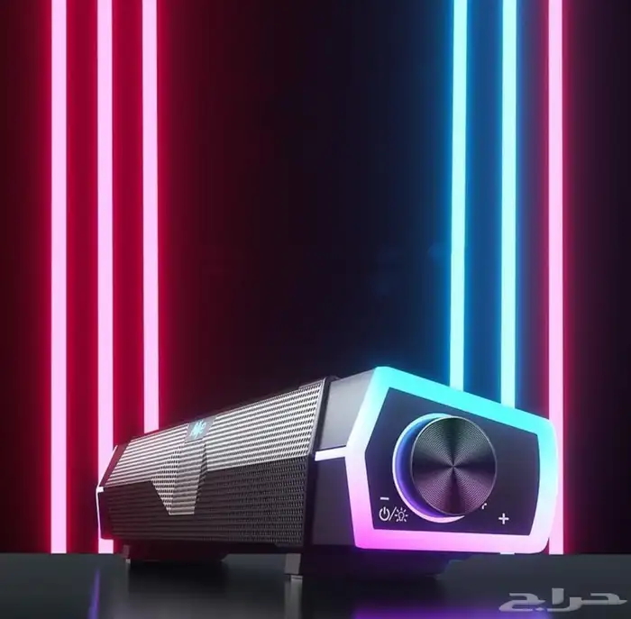 سماعة مع اضاءة- بلوتوث و USB - جديد 2