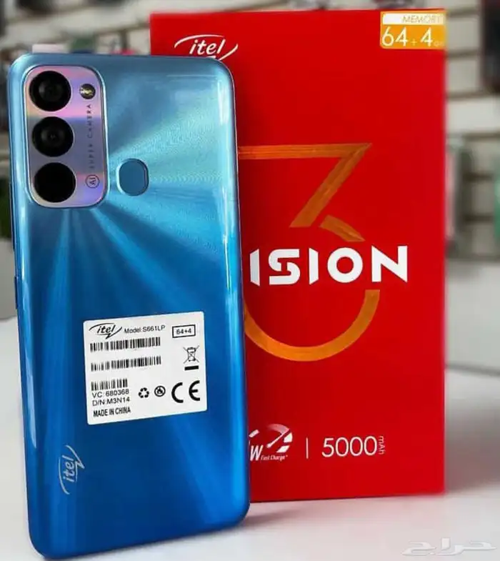 جوال ايتل Vision 3 جديد ضمان سنتين مع شريحة هدية 0