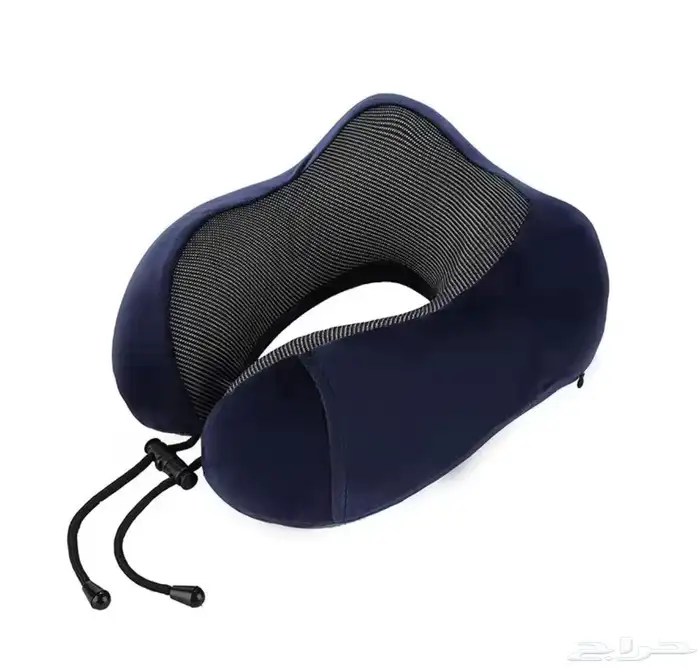 مخدة رقبه لون كحلي جديده لم تستخدم وبها مكان للجوال 2