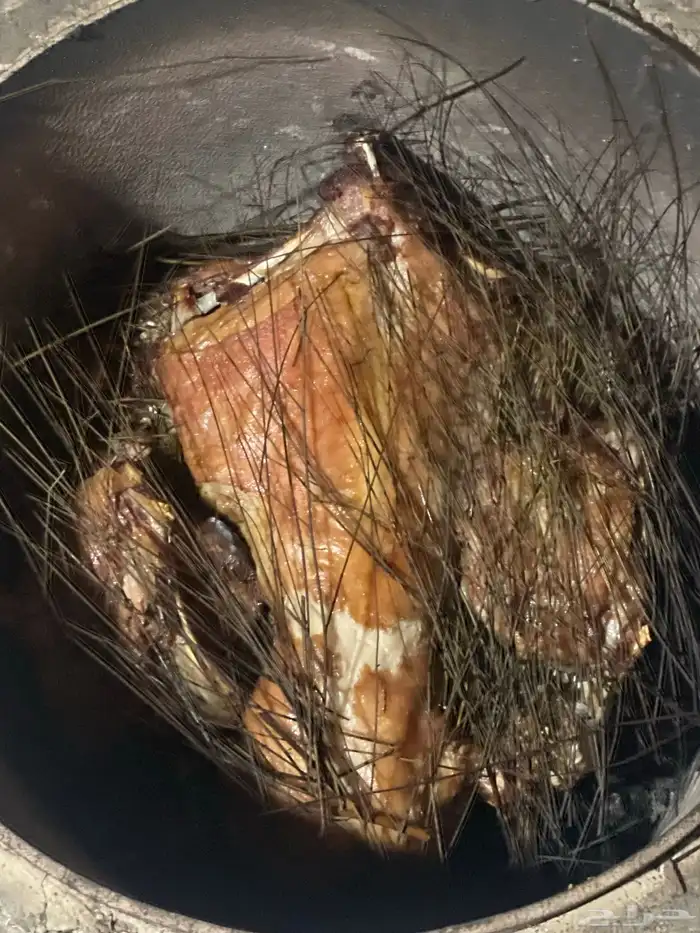 طبخ حنيذ بالمرخ 2