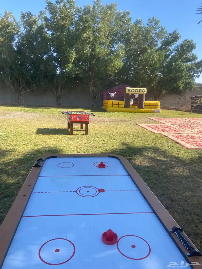 تاجير لعبه الهوكي بريالدو تنس فريره طاولات بلوت الرياض 3