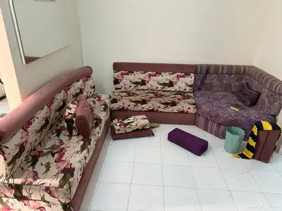 عدد 2 سرير ايكيا علامه (فيراري) مع كنب باطرمه اصليه 2