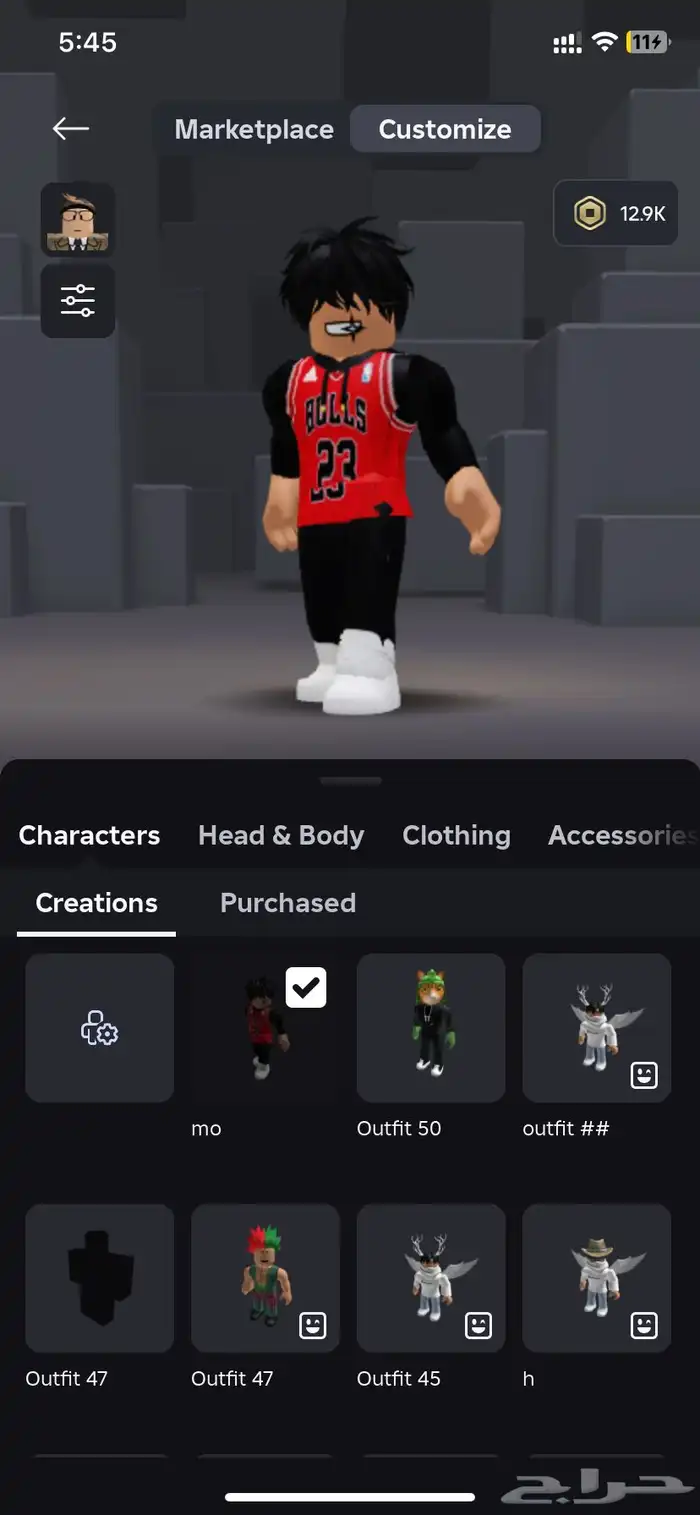 حساب روبلكس للبيع مع 13.000 روبكس 3