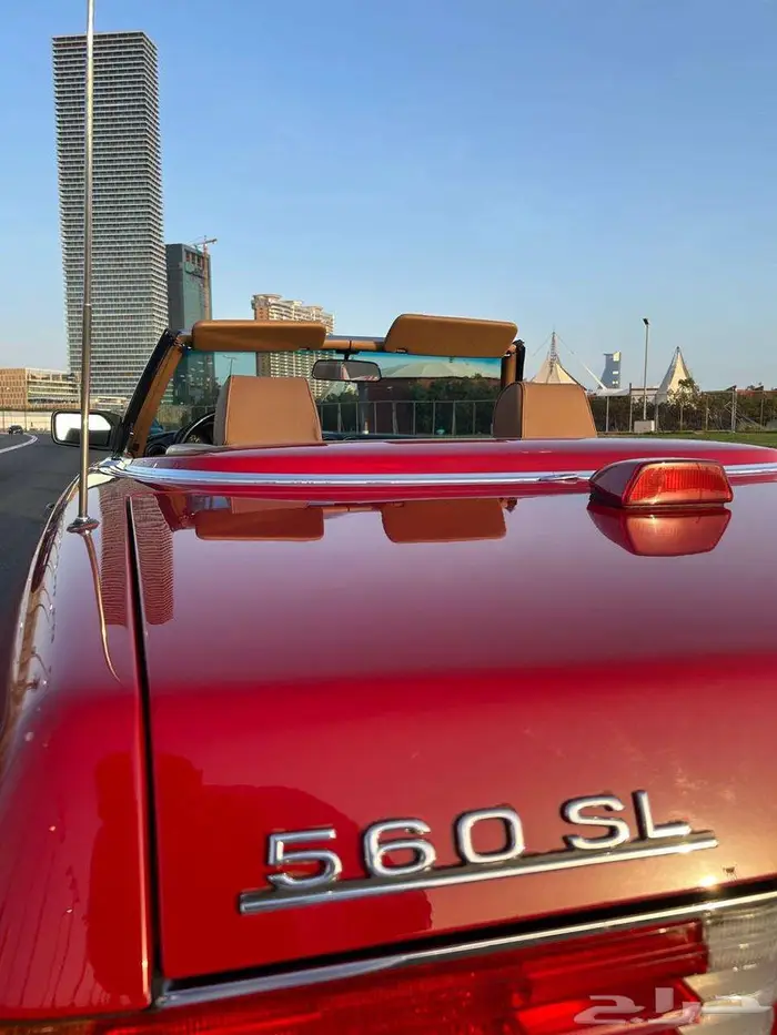 مرسيدس 560SL موديل 1986 3
