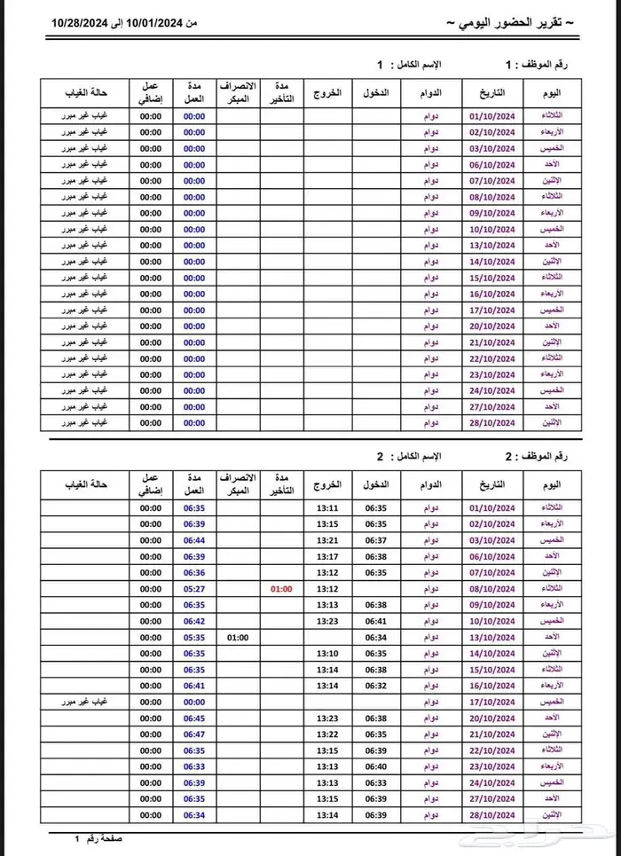 جهاز حضور وانصراف ب800 ريال التركيب والبرمجه بتقارير عربى 3