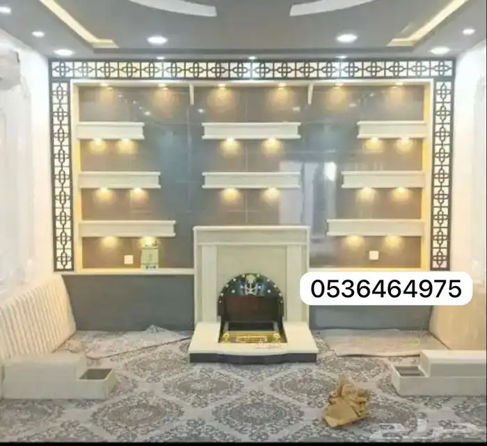 افران مشبات شلالات شويات غرف تراثيه ديكورات جبس مبرود 59