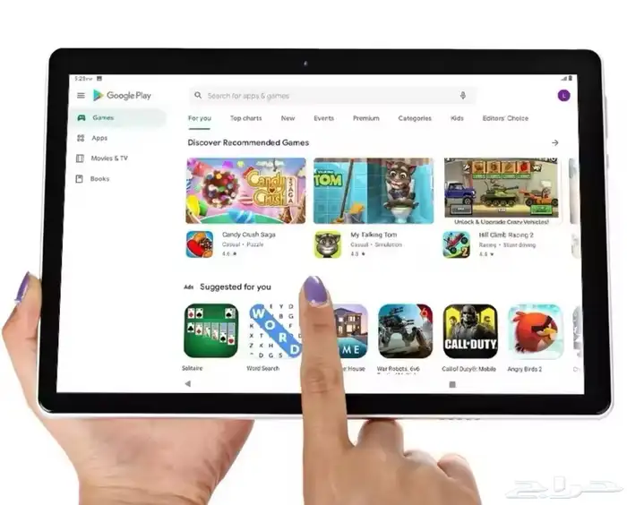 جهاز ايباد لوحي أندرويد للاطفال بشاشة 10 انش 2