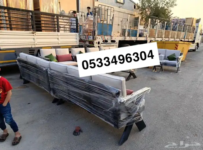 جلسات خارجية كراسي طاولات اطقم طقم كامل خشب حديد جاهز تفصيل 51