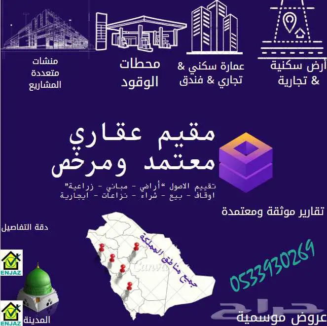 تقييم عقاري - معتمد ومرخص - المدينة المنورة 0