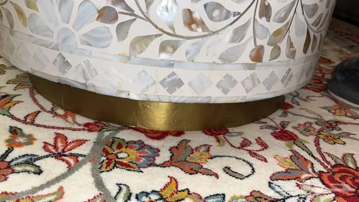 طاولة قهوة صدف   طاولتين خدمة 0