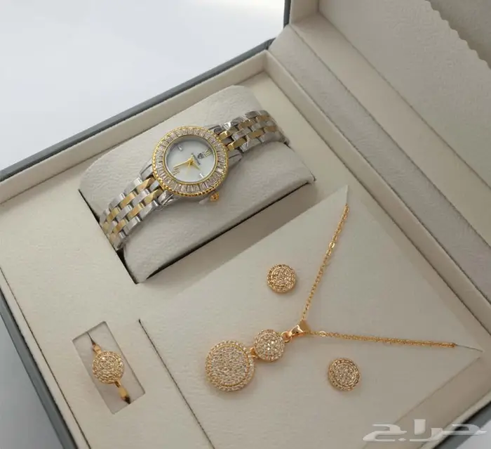 اطقم ساعات نسائية مع الاكسسوارات 4