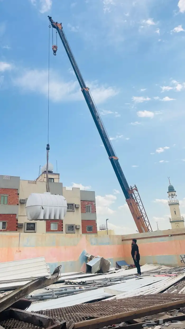 كرين ونش سطحه بوم  تراك للإيجار 5